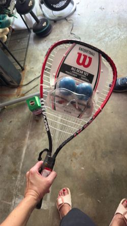 $10 new racquet ball set