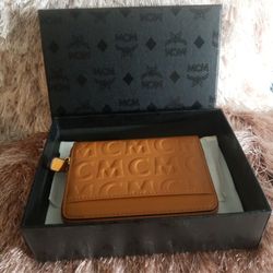 Authentic MCM monogram wallet