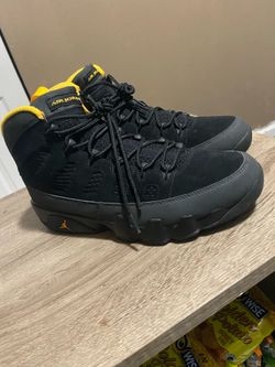 Air Jordan 9 Retro 'Black Dark Charcoal University Gold