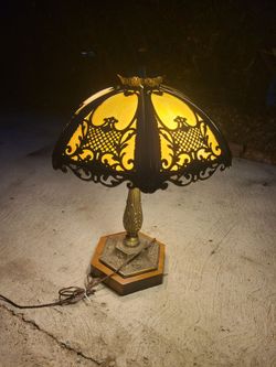 vintage lampstand