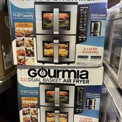 Gourmia double decker dual basket Air fryer 11 QT