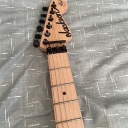 Adrian Smith Jackson San Dimas Transparent Green Strat 