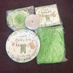 Boy’s Baby Shower Party Supplies 