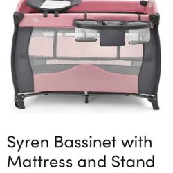 Baby Girl Bassinet & Changing Table 