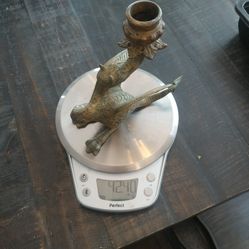 42 Oz COPPER DRAGON CANDLE HOLDER