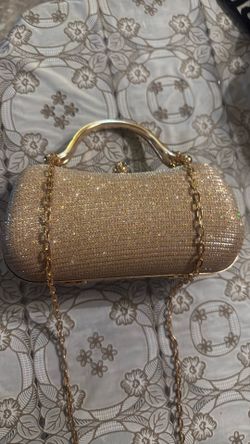 Gold clutch
