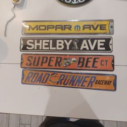 Metal Signs /Hot Rod / Mancave 