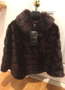 New terry lewis classic luxury capelet