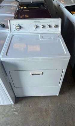 White KitchenAid Electric Dryer QuickDry