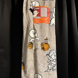 Casper the Friendly Ghost Plush Soft Blanket Throw 50x70” Halloween Costumes NEW