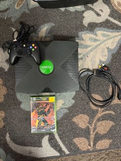 Original Xbox Console with Controller and Halo 2