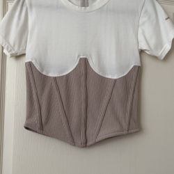 Manière De Voir Corset Tee
