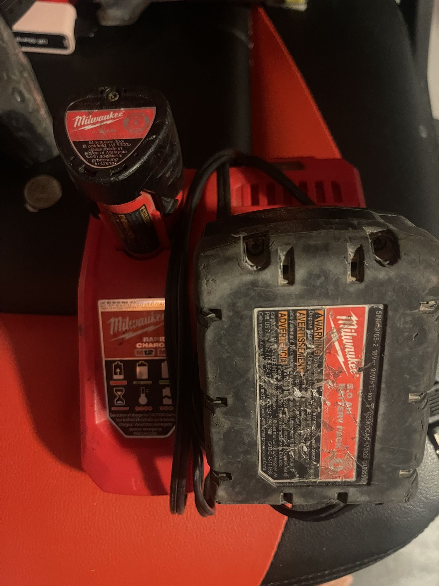 Milwaukee Rapid Charger w/batteries