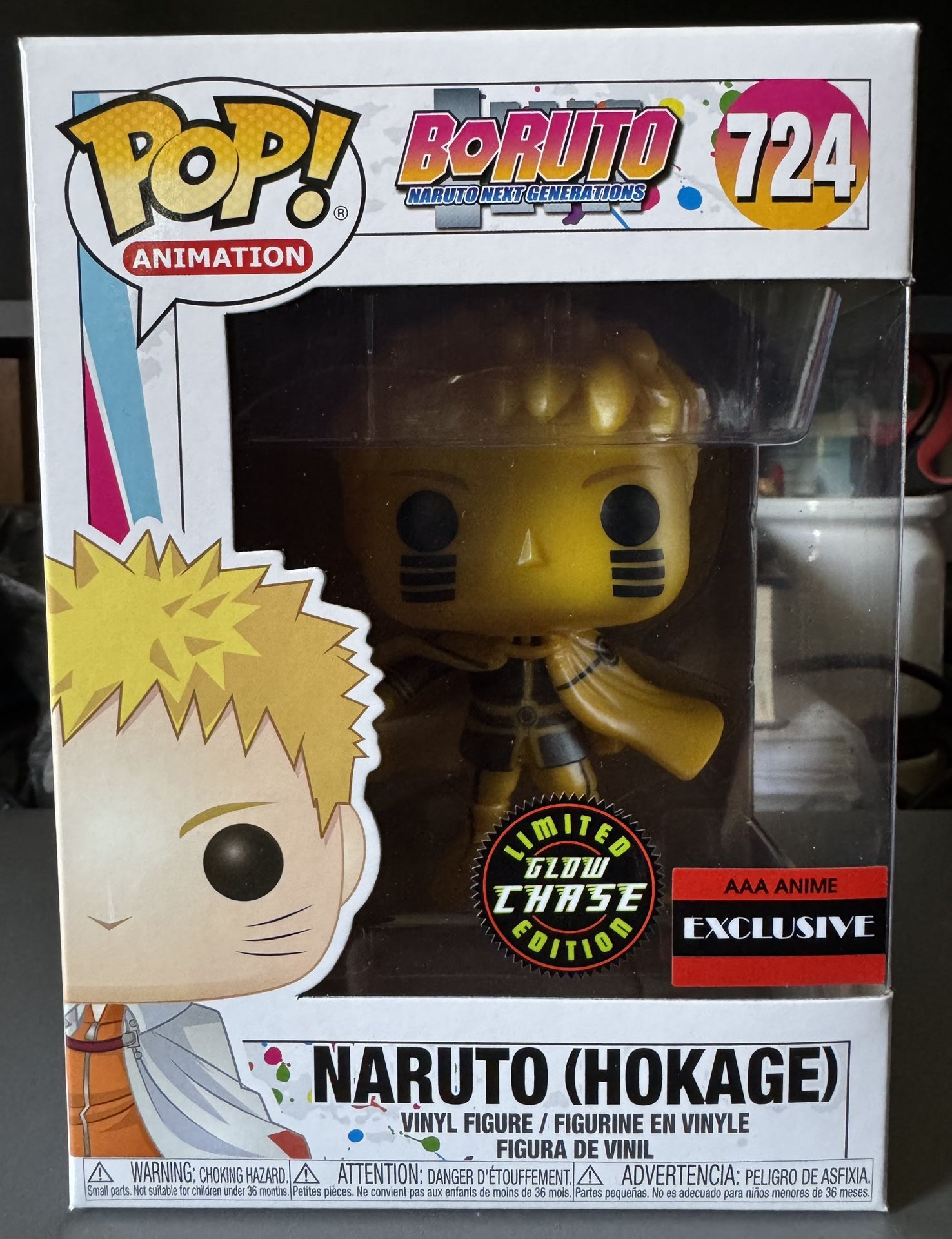 Funko Pop Naruto Hokage Glow Chase