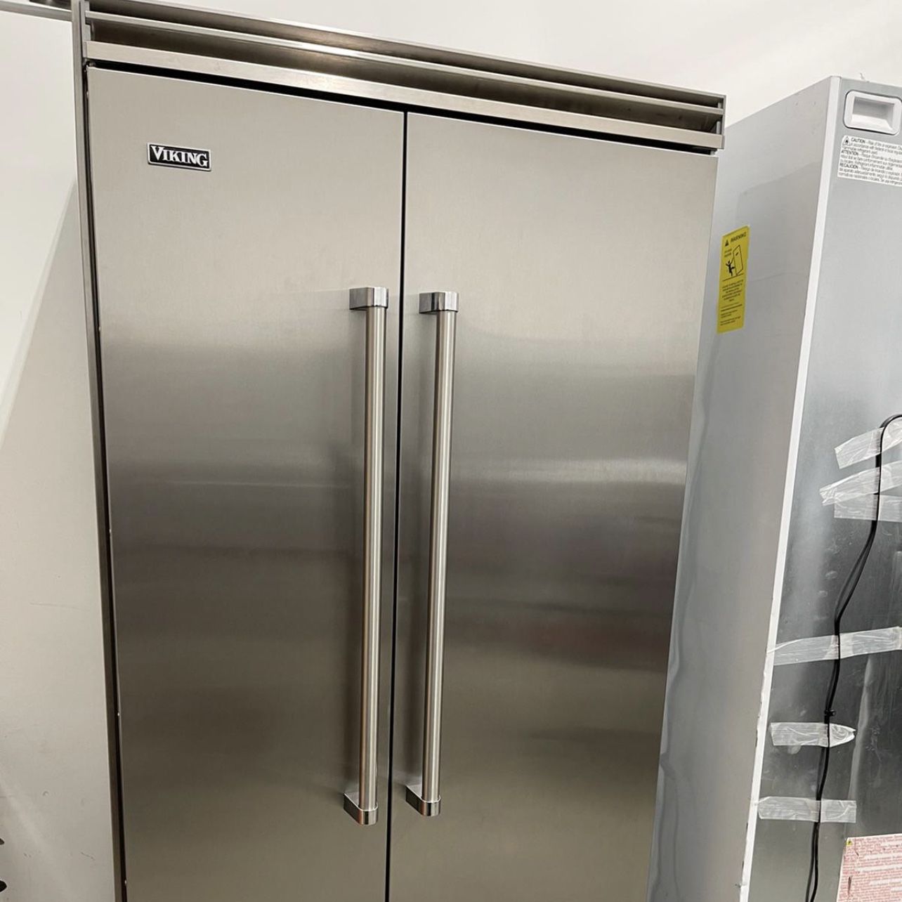 Viking 42" Professional 5 Series Stainless Steel Built-In Side-By-Side Refrigerator - VCSB5423SS