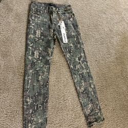camo purple jeans 