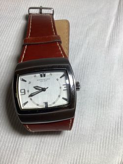 Kenneth Cole New York Watch Brown Leather Strap