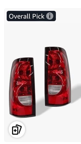 03-06 Silverado Tail Lights Gun Metal 