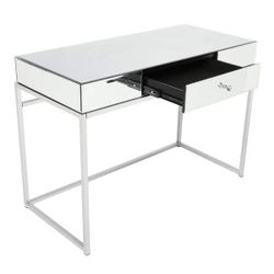 Mirrored desk