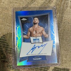 Austin Theory WWE Card Auto