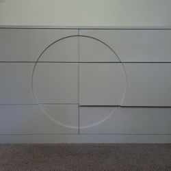 Pottery Barn Kids Circle White Dresser