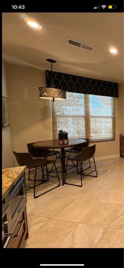 Table and 4 chairs