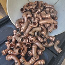 Nibco And Viega 1/2" 90⁰ Propress Copper  Elbows For Plumbing/plomeria/plomero