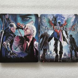 Devil May Cry 5 Custom made G2 Steelbook/SteelUp Case PS4/PS5/Xbox No Game