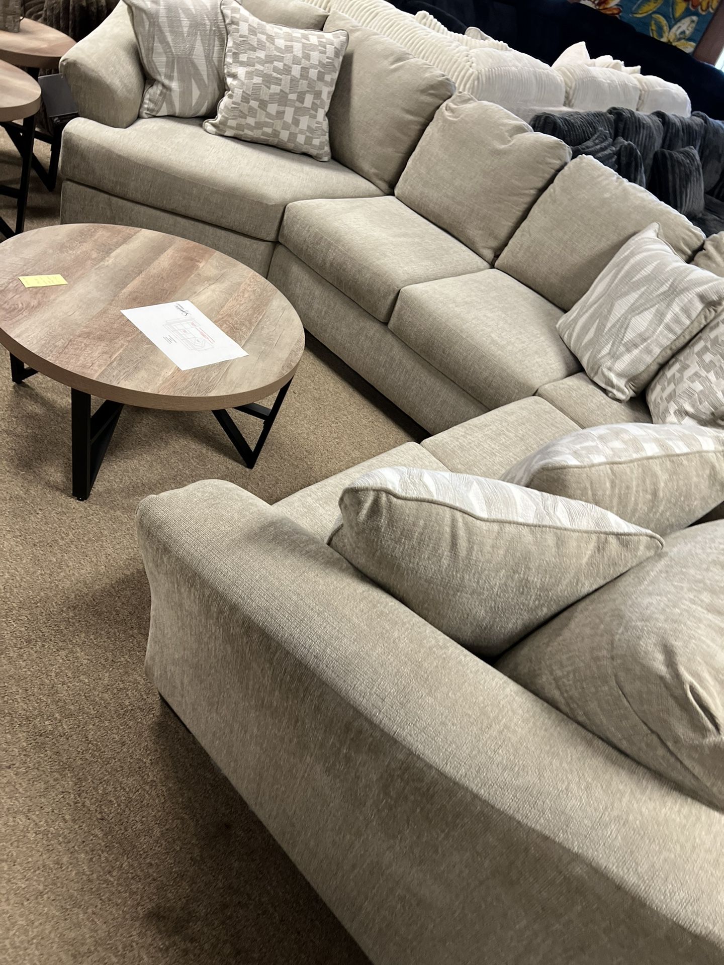Cuddler Style Nice Sectional!