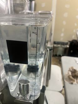 Crathco 2-bowl cold beverage dispenser,