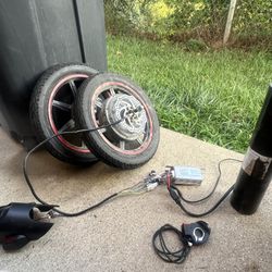 Electric Bike Motor And Battery Etc 