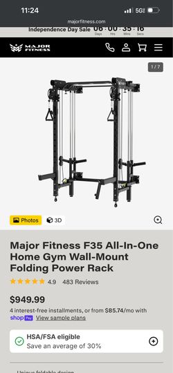 Wall mounted all in one gym (read description)