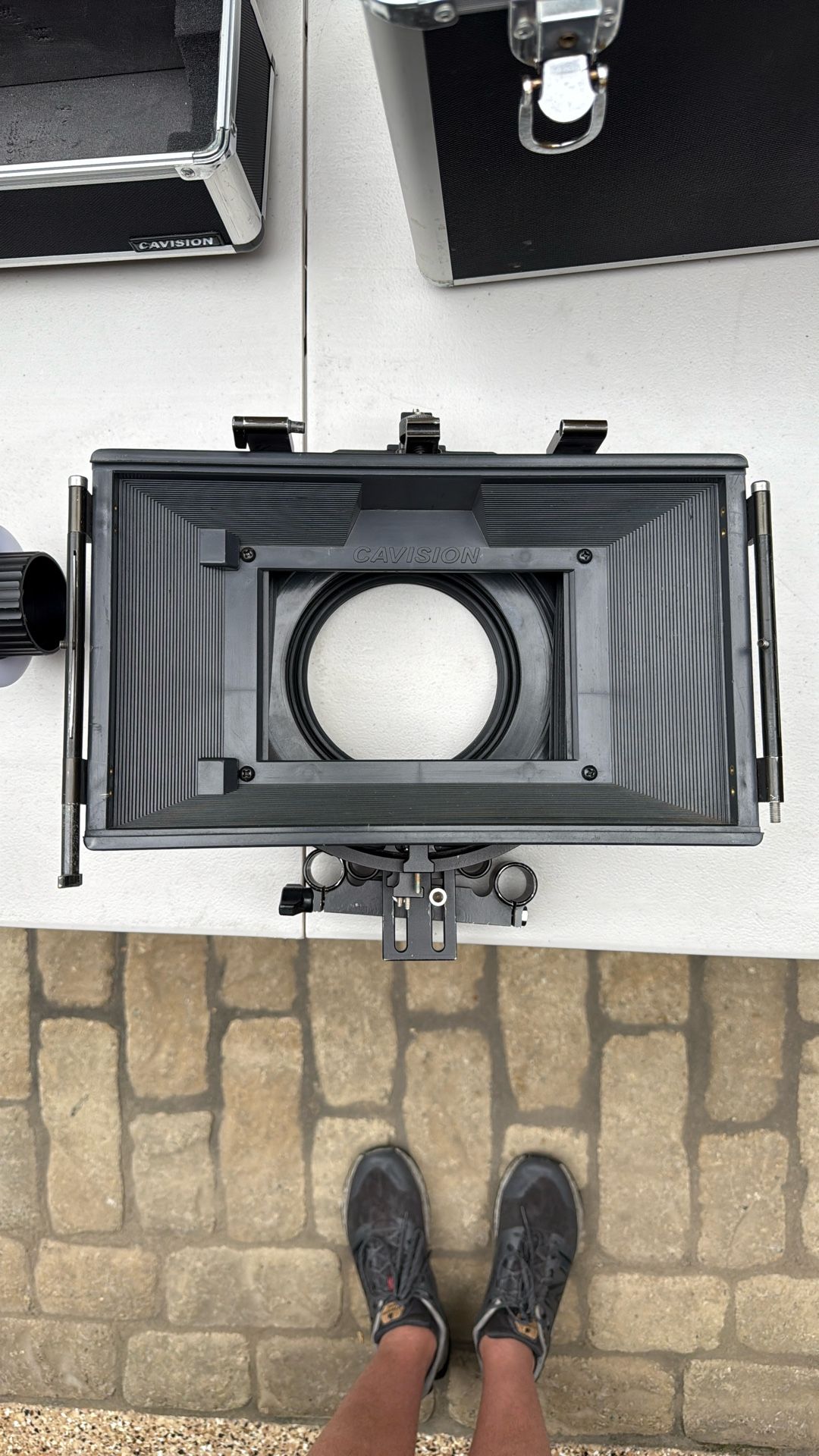 Cavision MB513 Matte Box w/ Swing-Away Arm & 15mm Rod Mount – Includes Barn Doors