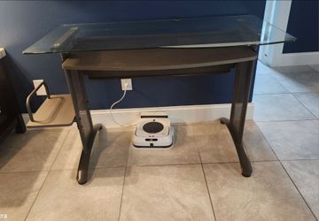 Computer Desk -Glass Top