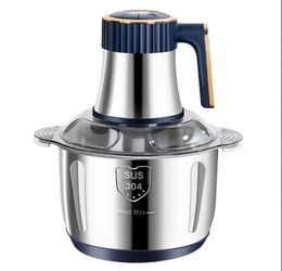 1.32 Gallon, Stainless Steel, Electric Food Chopper, 40,000 RPM, Bi-Level Blades