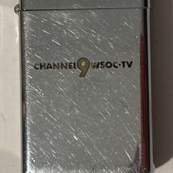 Vintage Zippo Lighter Channel 9 TV, WSOC, Charlotte, 