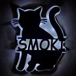 Smoki Light Up Pet Sign