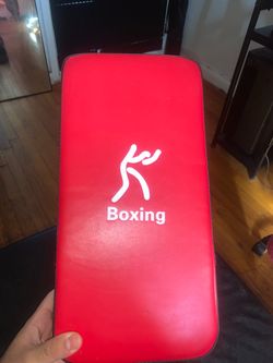 Red Boxing Kick Shield Pad