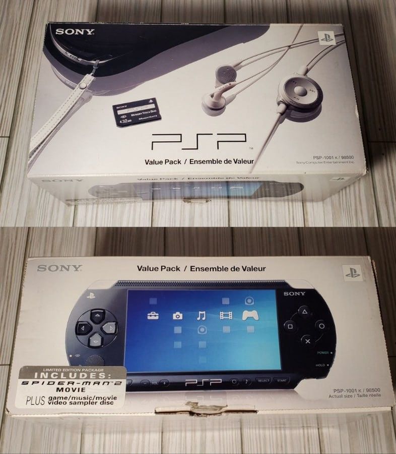 Sony PSP-1001 - CIB Complete in Box - Adult Owned - Original Receipt - ONLY MISSING EARBUDS