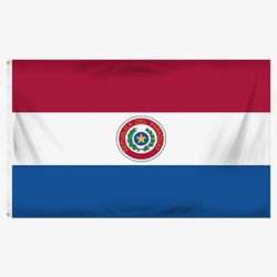 Paraguay World Cup Flag 3x5