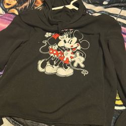 Disney, Mickey And Minnie Mouse Hoodie