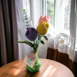 Mother’s Day Gift, Crochet Flowers