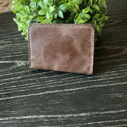 Handmade leather wallet