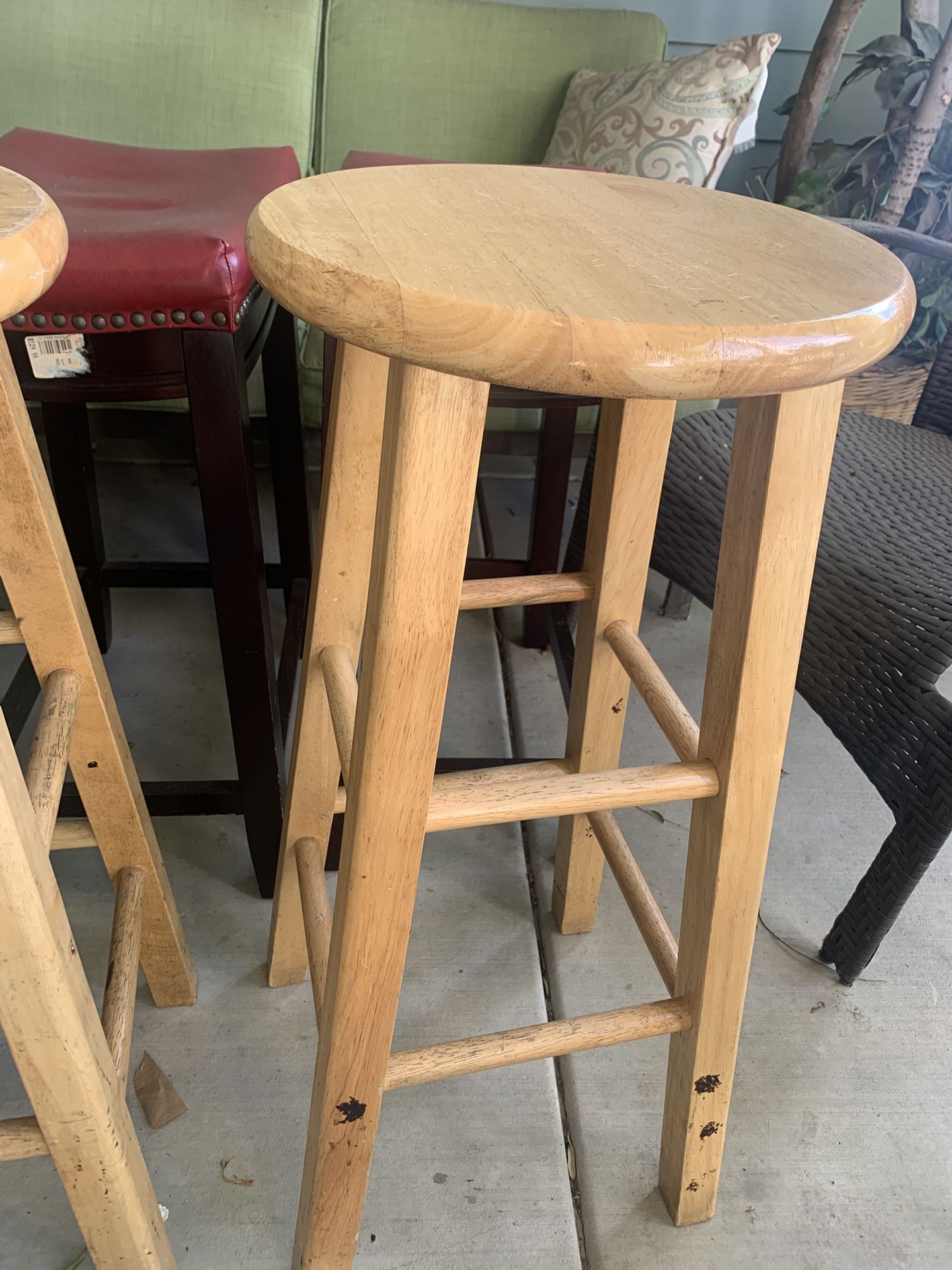 High Stool- Chairs $10X 4 =$40.00