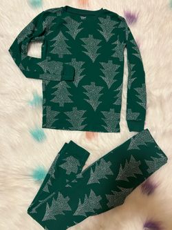 Carter's Christmas Tree Pajama Set for Kids, Size 10