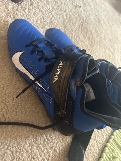 💙🖤 Nike Alpha Cleats – Size 8.5 | Blue & Black 🖤💙