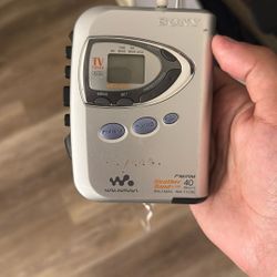 Walkman Weather Band Cassette And Radio Options 