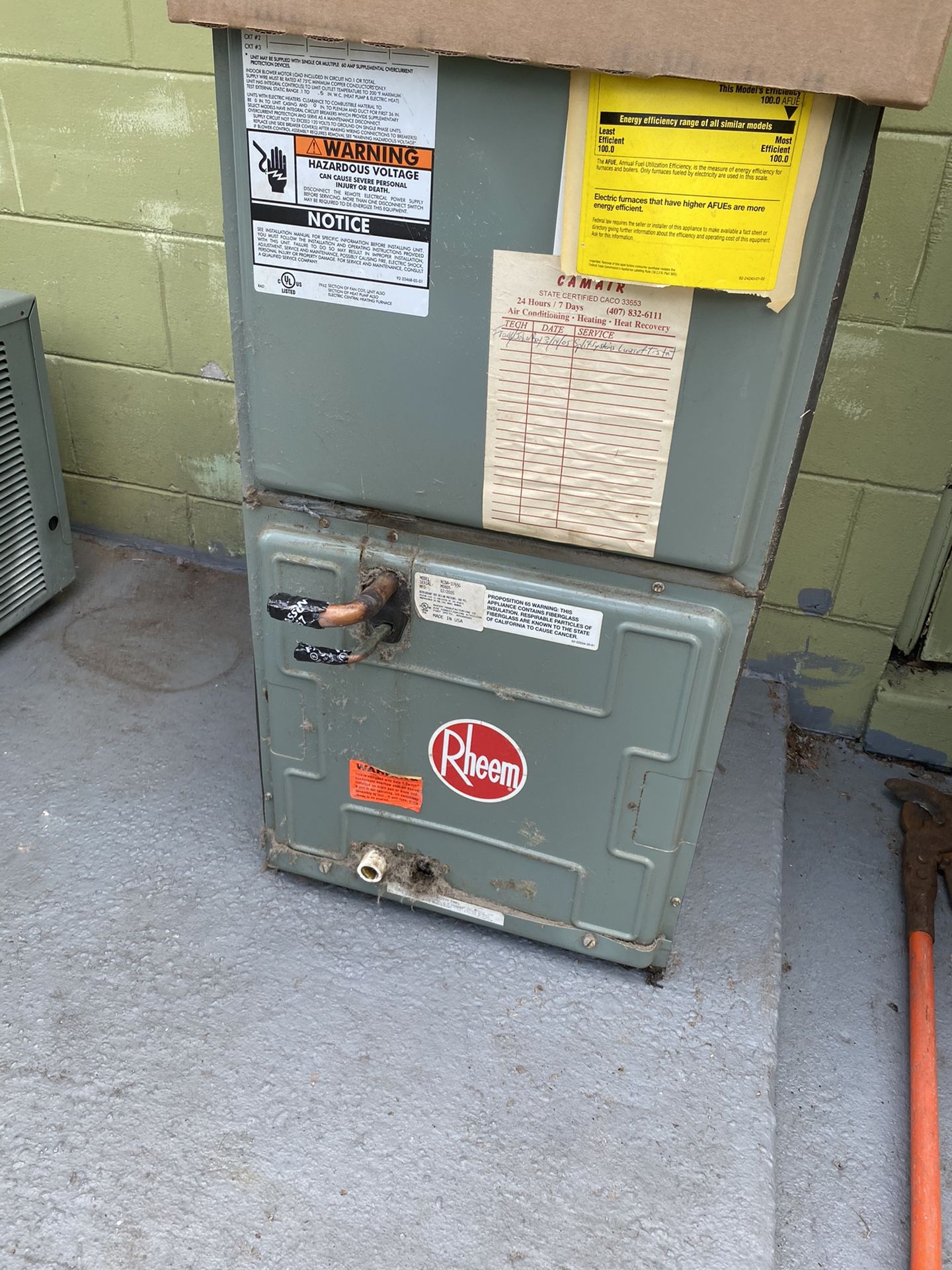 Rheem 2.5 ton Heat Pump System R-22