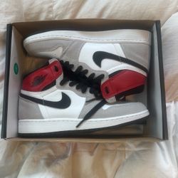 Jordan 1 Retro High Light Smoke Grey 