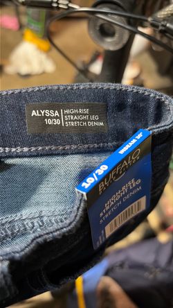 Buffalo David Bitton Alyssa High-Rise Straight Leg Jeans
